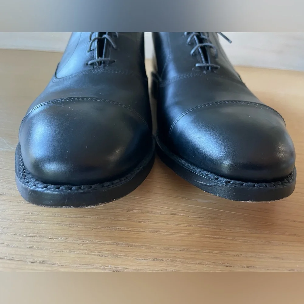 ALLEN EDMONDS Park Avenue Cap-toe Oxford Dress Shoe Size 10D